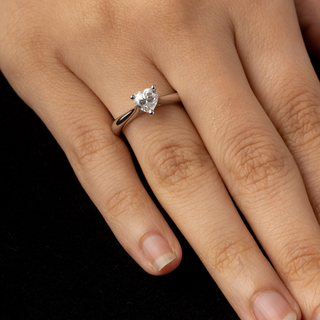 M Heart Tiffset 0.80ct