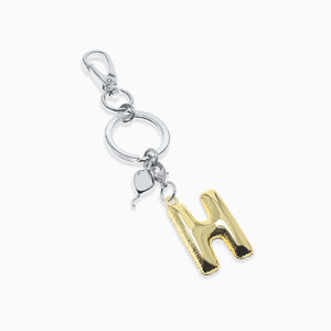 Party Balloon Letter Keyring - H