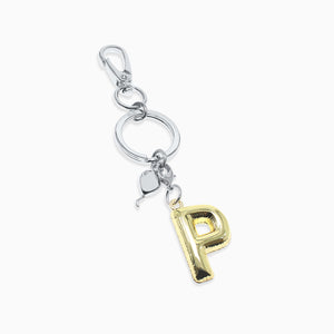Party Balloon Letter Keyring - P