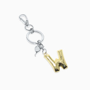 Party Balloon Letter Keyring - W