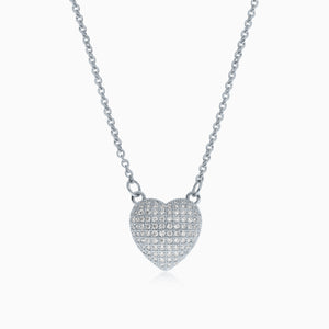 Pave Shell Heart